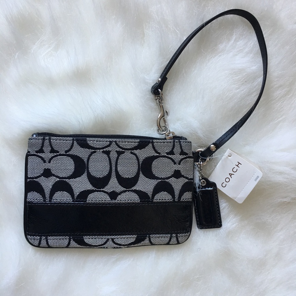 Coach mini wristlet