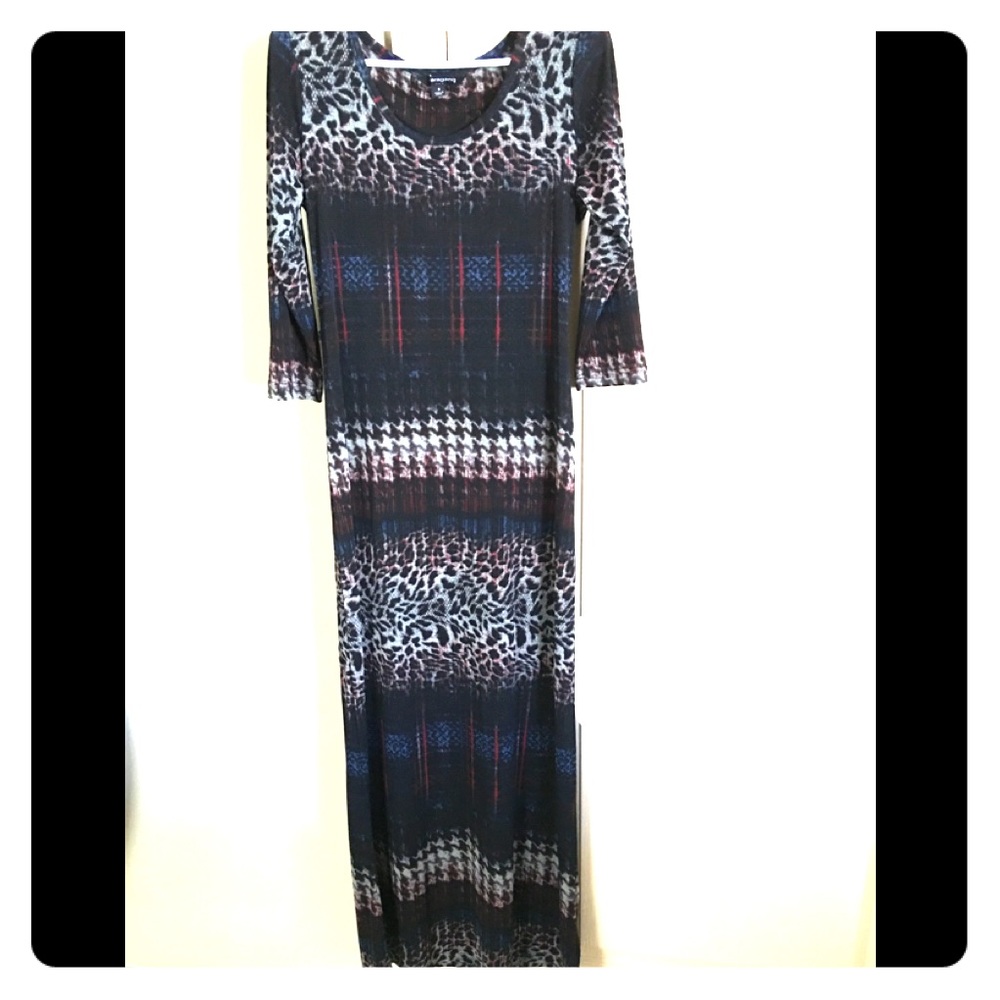 Long knit type dress