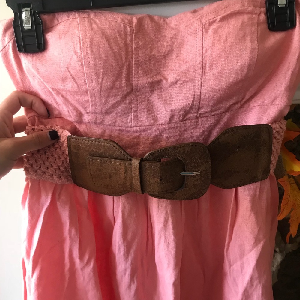 Pink strapless drsss - Picture 2 of 4