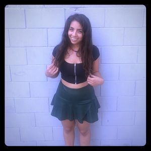 Flirty Green Skirt