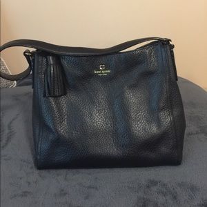 Kate Spade ♠️ Black Pebble Leather