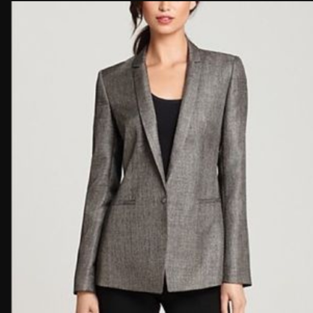 Elie Tahari Metallic Blazer