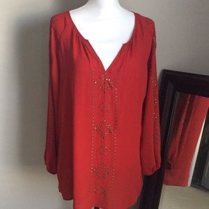 ROZ/ ALI Blouse  ECU Size XL