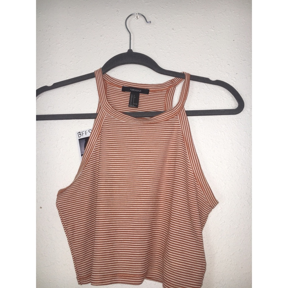 Striped crop tank!