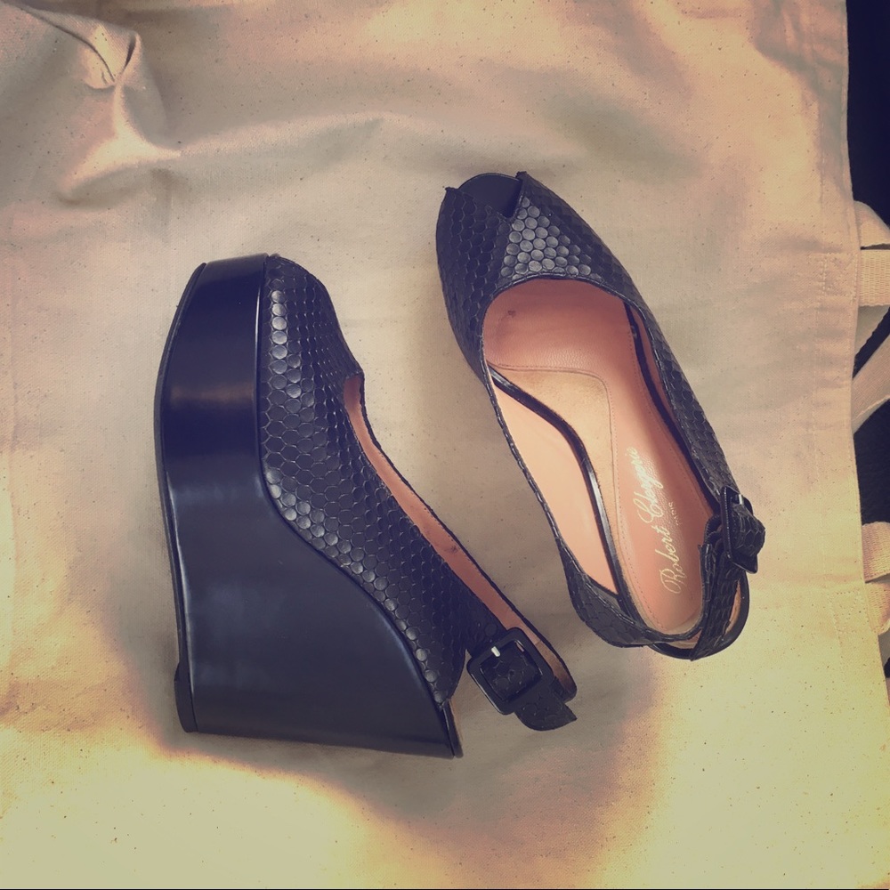 Platform sling back