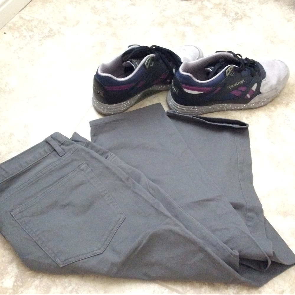 🔥MENs slim fit gray pants👖