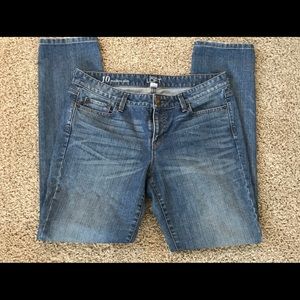 LOFT modern skinny jeans size 10