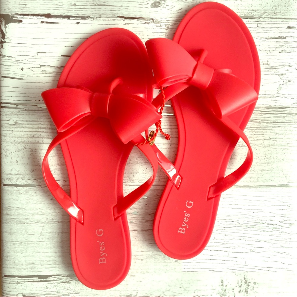 Pretty Bow Flip Flops