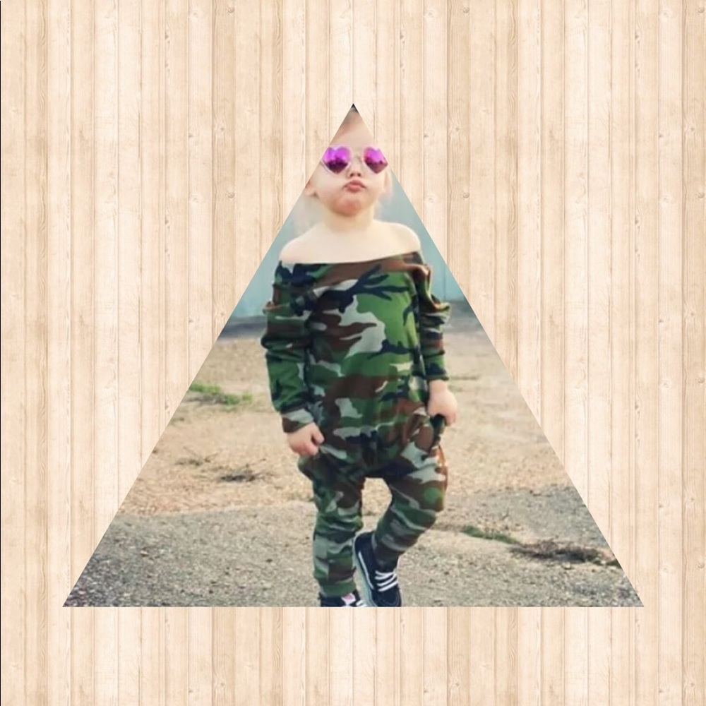 Coming in Soon, Baby Camouflage Romper