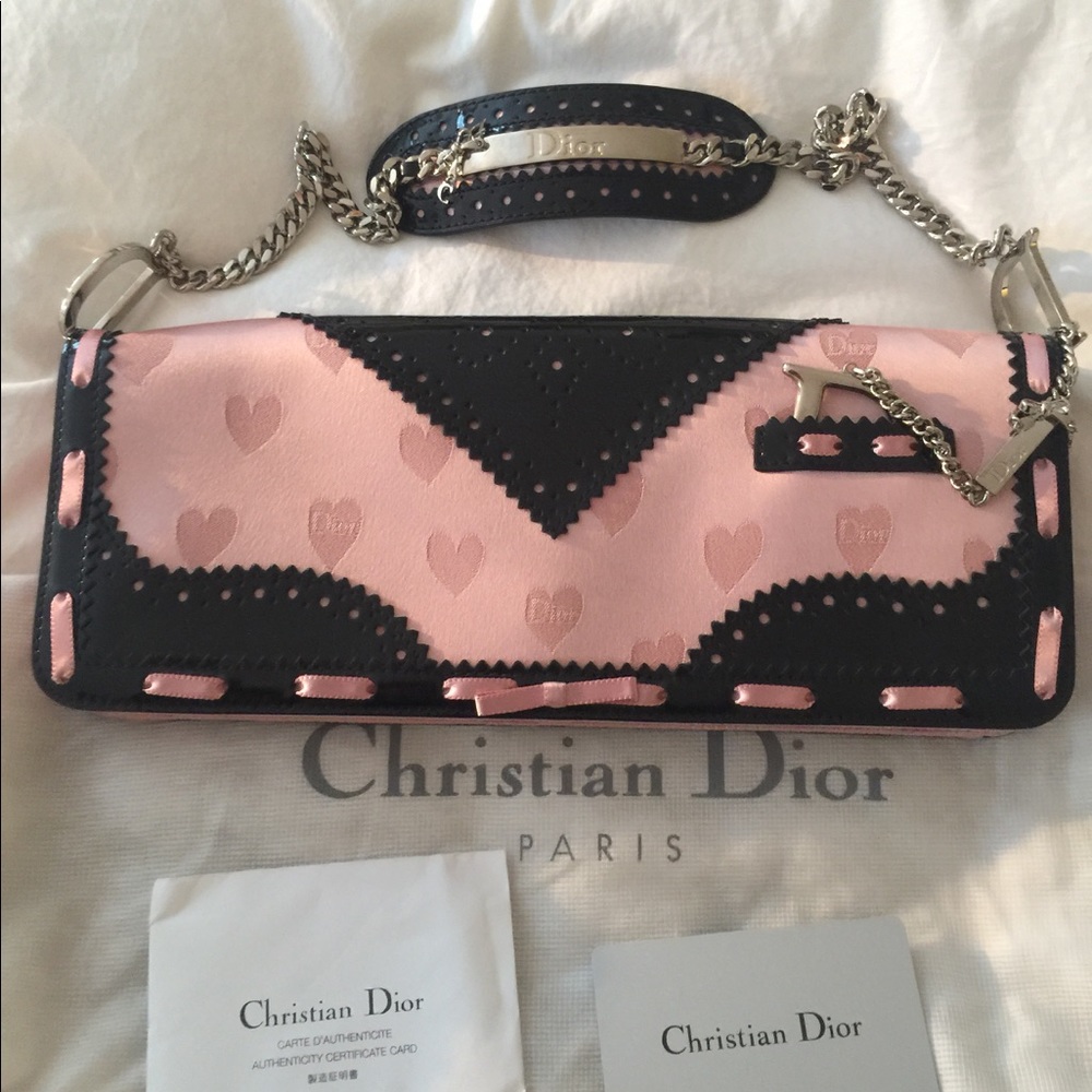 Authentic Christian Dior D'Trick chain bag.