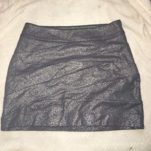Short grey dress with a little bit of sparkles