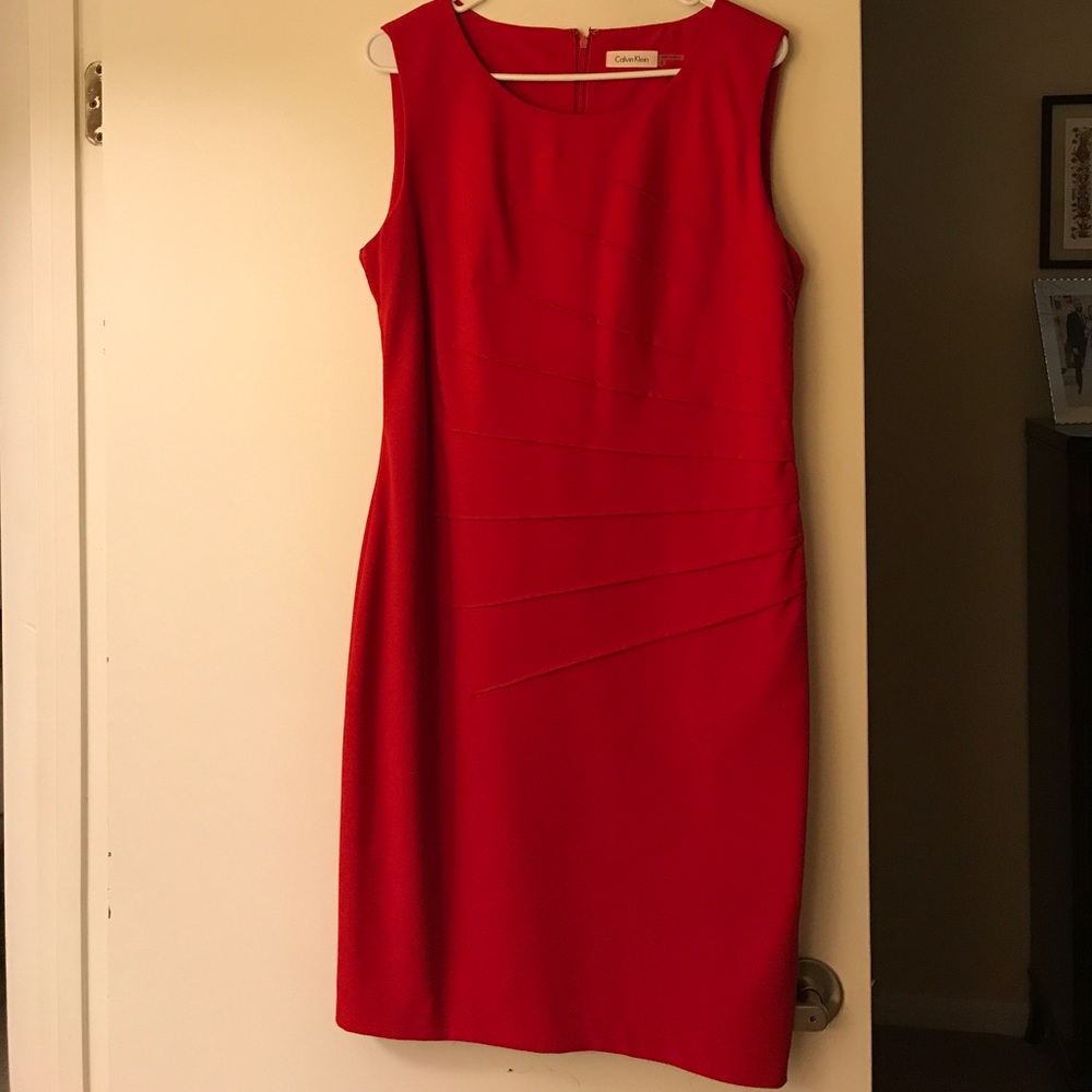 Calvin Klein Red Dress