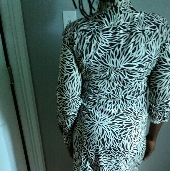 Land's End Print Shirt Dress - Picture 4 of 6