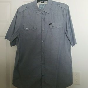Men's short sleeve button down shirt