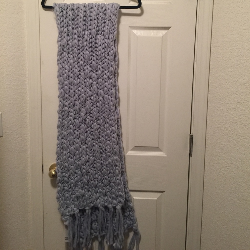 Baby blue chunky scarf.   New with tags