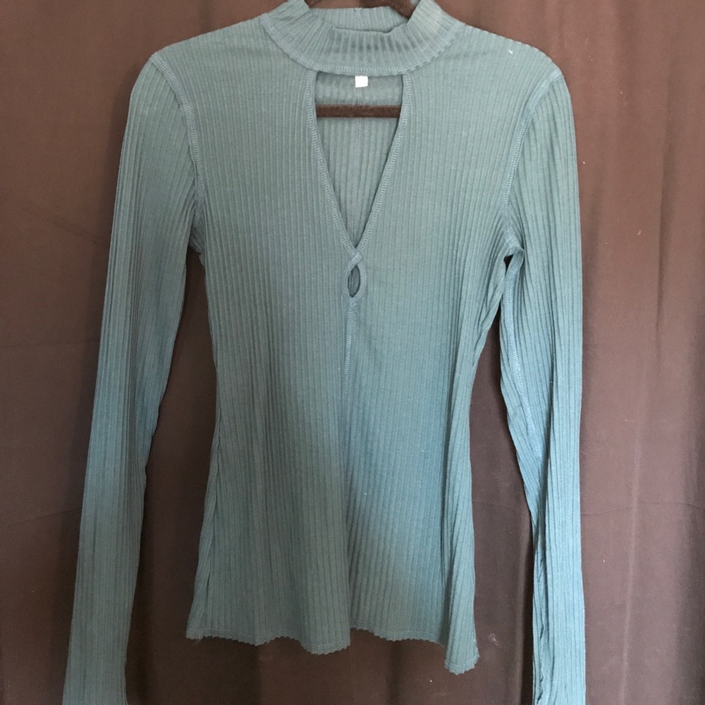 Free people cut-out long sleeve