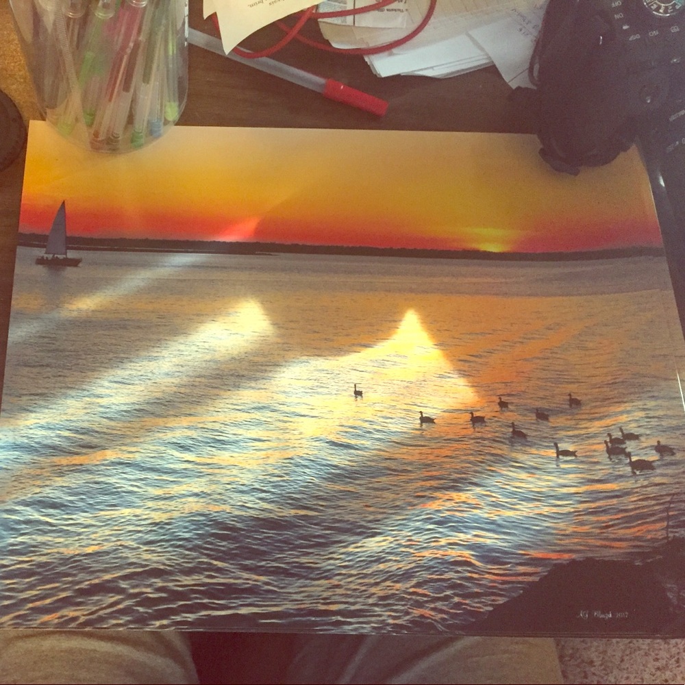 Photo print of Buffalo Canalside Sunset