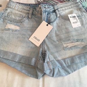 Cello jean shorts