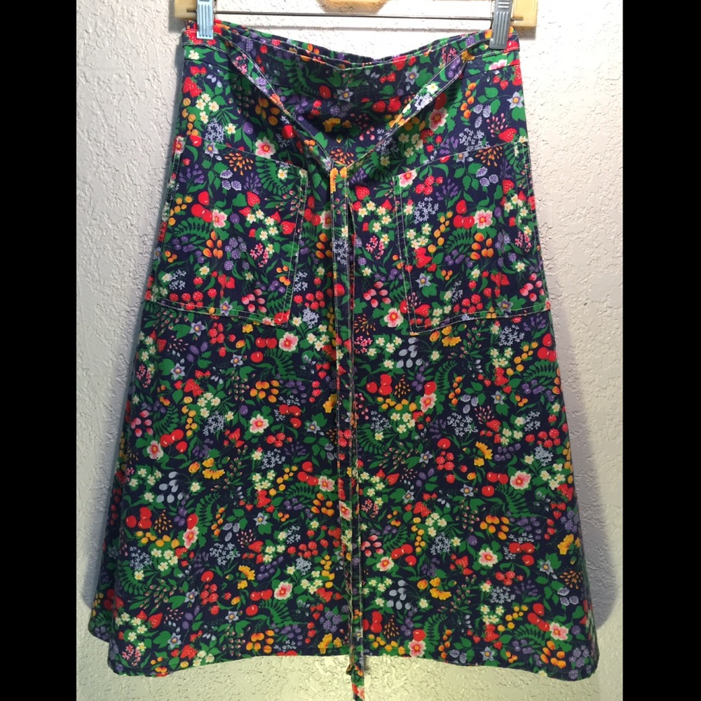 Margaret Smith vintage midi wrap skirt
