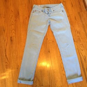Light blue stretch jeans. Excellent condition!