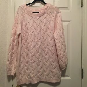 Chunky baby pink sweater