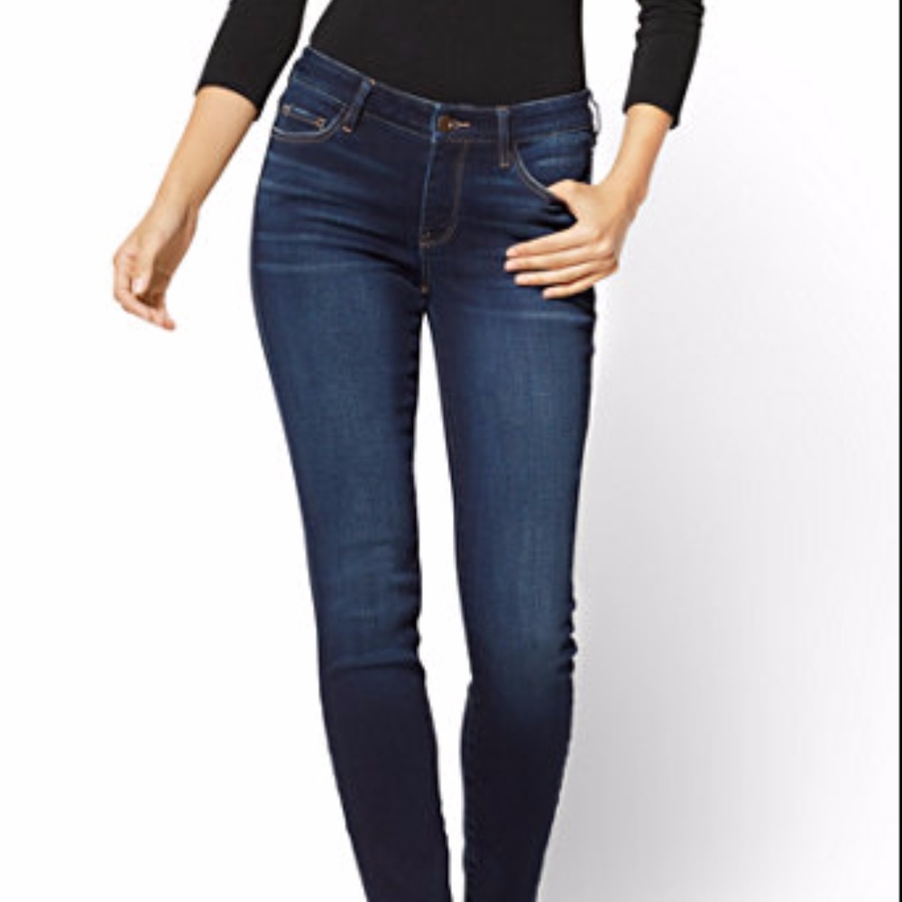 SOHO JEANS - CURVY LEGGING - BLUE- Size 12 - NY&CO