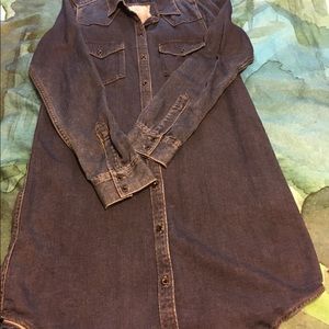 SOFT Gap Denim Shirtdress