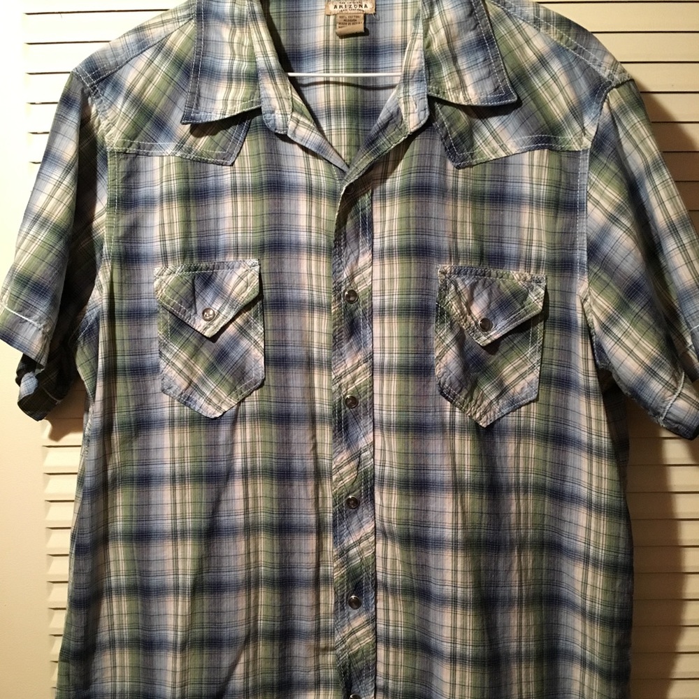 Men's Arizona Plaid Dress Shirt