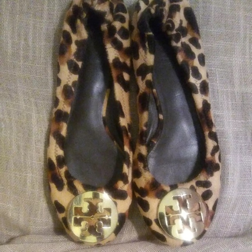 Tory Burch Leopard Reva Flats