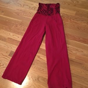 Lululemon Stillness Pant in Cranberry