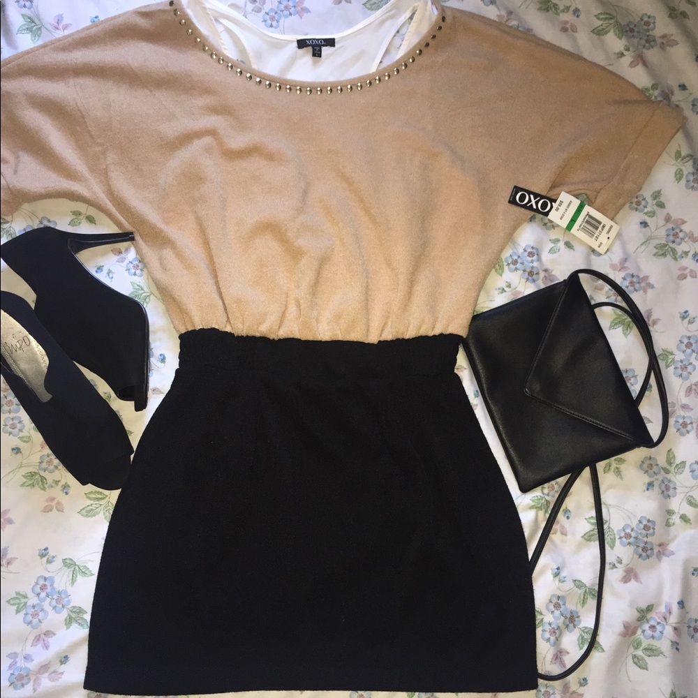 XOXO mini dress.
