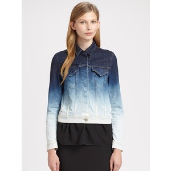 Acne Ombré Denim Jacket - Picture 2 of 6