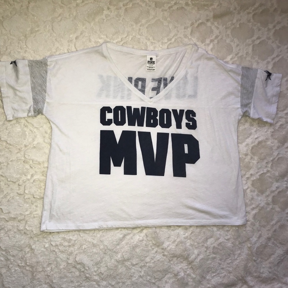 SOLD on Ⓜ️ VS PINK Dallas Cowboys Crop top