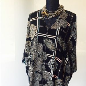 Oscar de la Renta vintage 100%silk