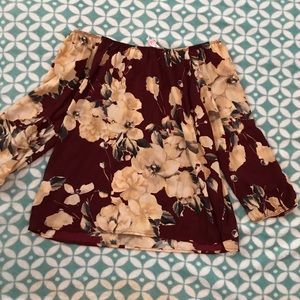 Off the shoulder top