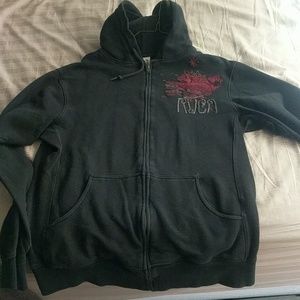 RVCA mens bird hoodie hooded sweatshirt