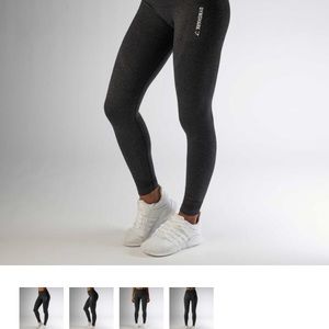 Gym shark seamless leggings black marl