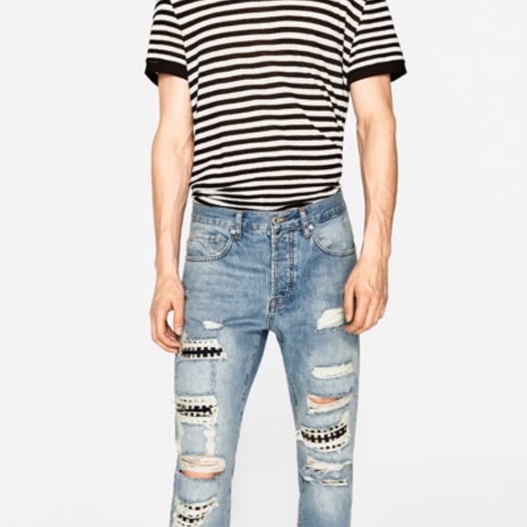 Zara NEW jeans size 31 carrot fit - Picture 3 of 8