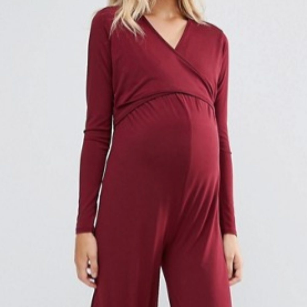 Maternity/nursing jumpsuit