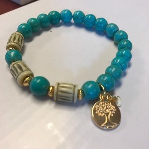 Turquoise Cavas Bones Bracelet