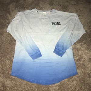 Victoria’s Secret PINK Ombré Long Sleeve Shirt