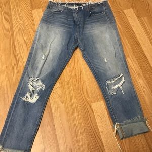 Lucky brand Charlie skinny cropped jeans