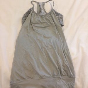 Lululemon halter top, grey, size 6