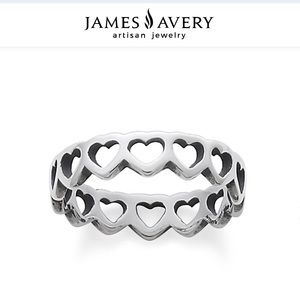 James Avery tiny hearts ring