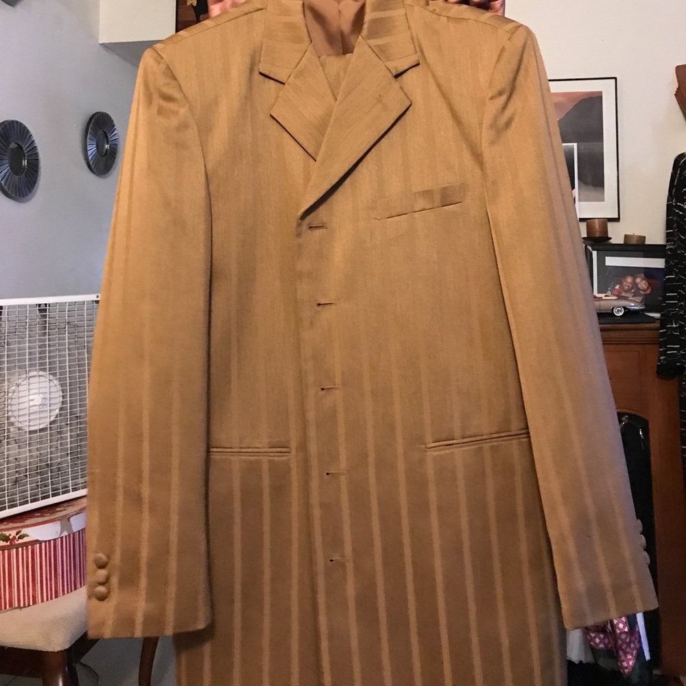 Men Light Brown Suit