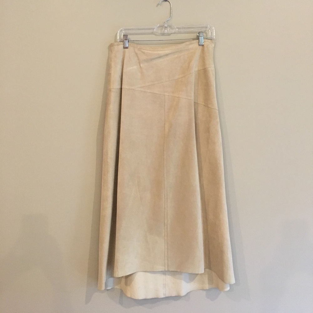 Suede Maxi Skirt