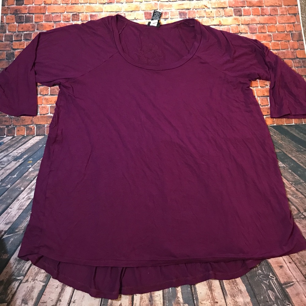 Fab 4 fall Plus Sz. Torrid ladies 3/4 sleeve top