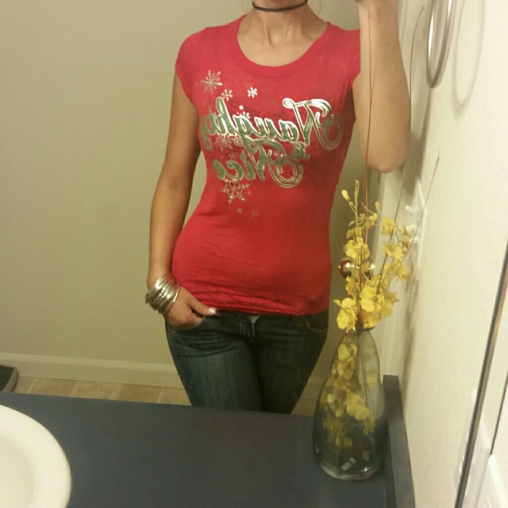 naughty nice tshirt