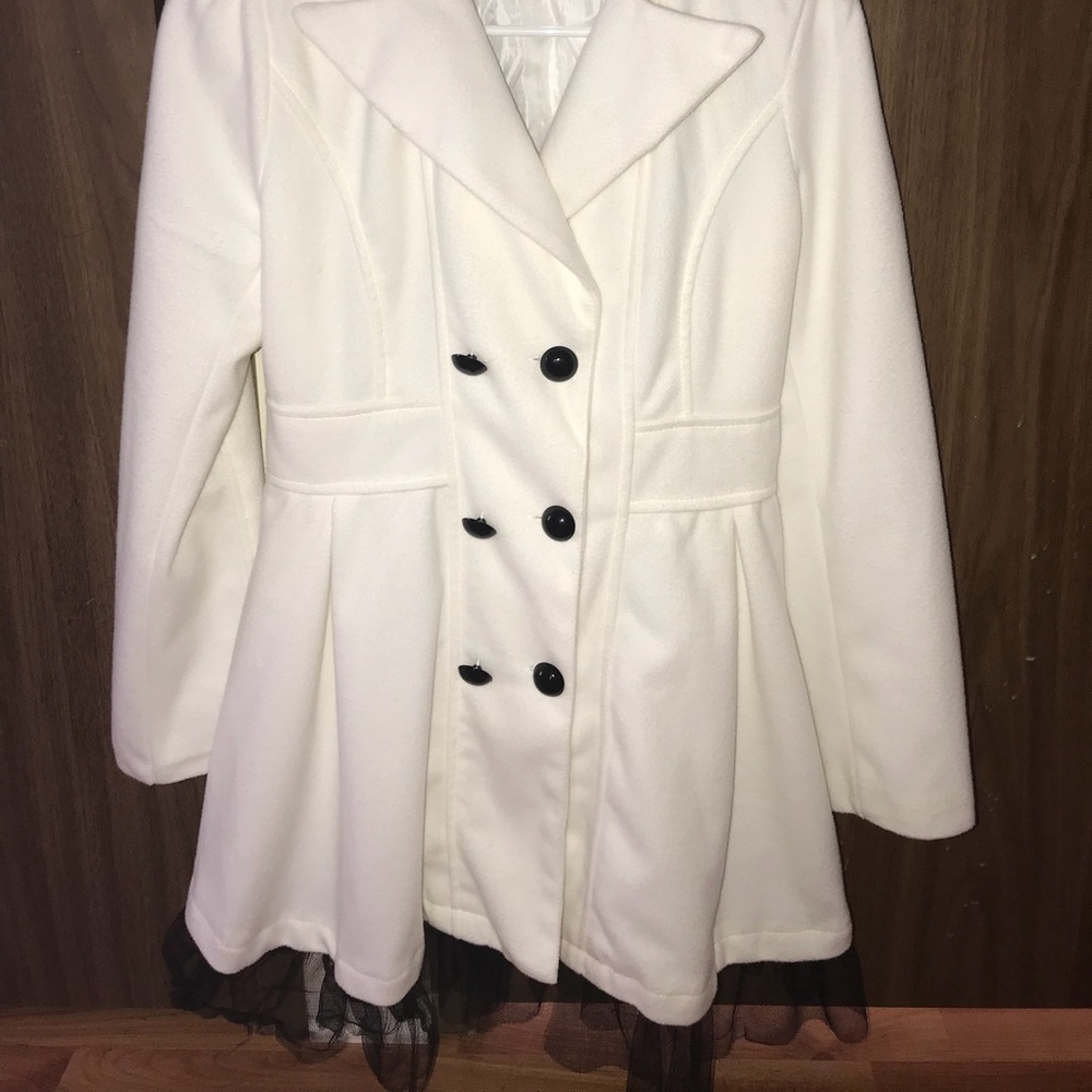 White Pea coat