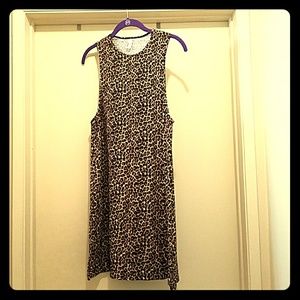 American Apparel Olivia Cheetah Print Dress